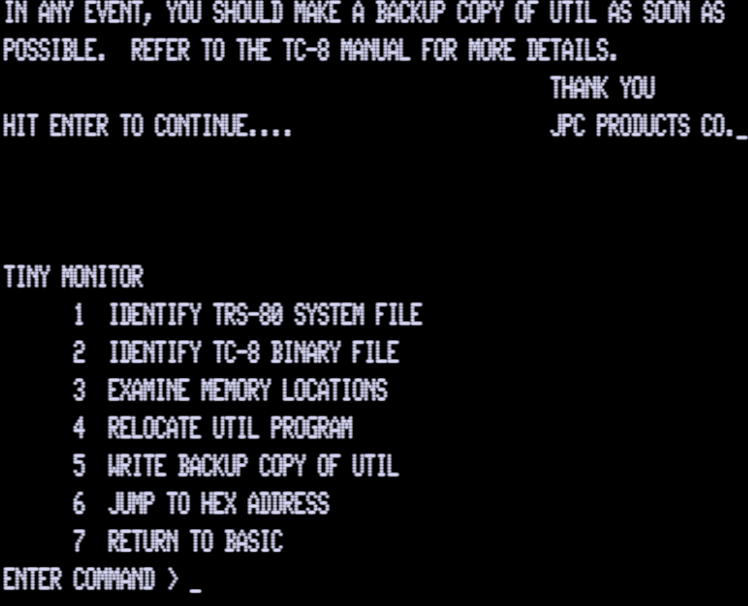 Screen shot